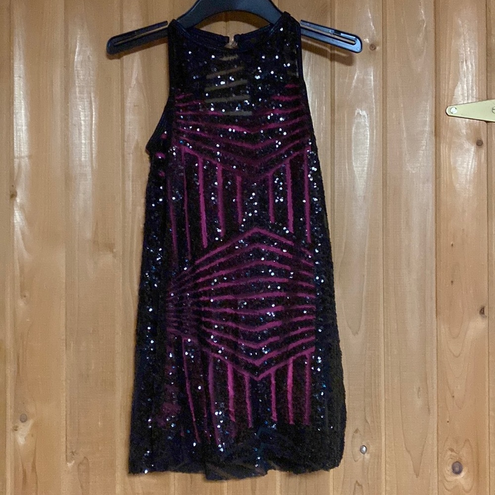 Blank and pink dance costume unaltered